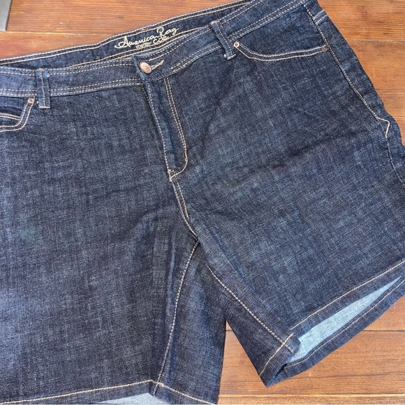 American Rag Dark Blue Jean Shorts - Picture 3 of 7